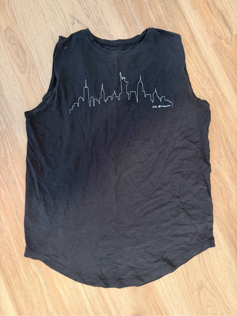 Black NYC Skyline Muscle Tee - Lululemon